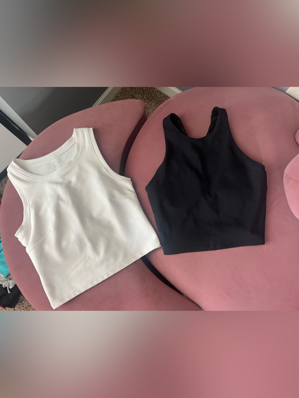 Kyodan Black Ribbed Sports Tank